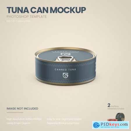 Tuna cans mockup