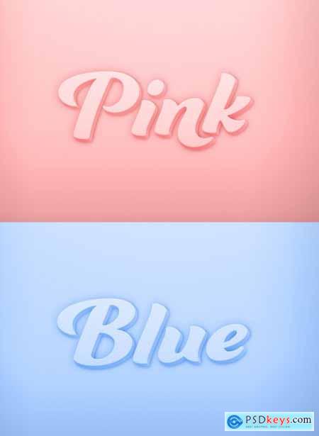 Pink Creamy 3D Text Effect Mockup 341458996