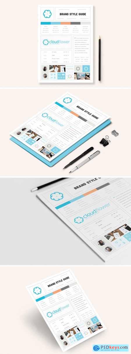 One Page Branding Style Guide 3911762