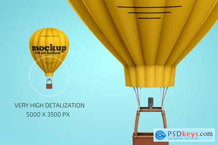 Hot Air Balloon Mockup 4458889