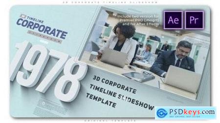 3D Corporate Timeline Slideshow 26441046