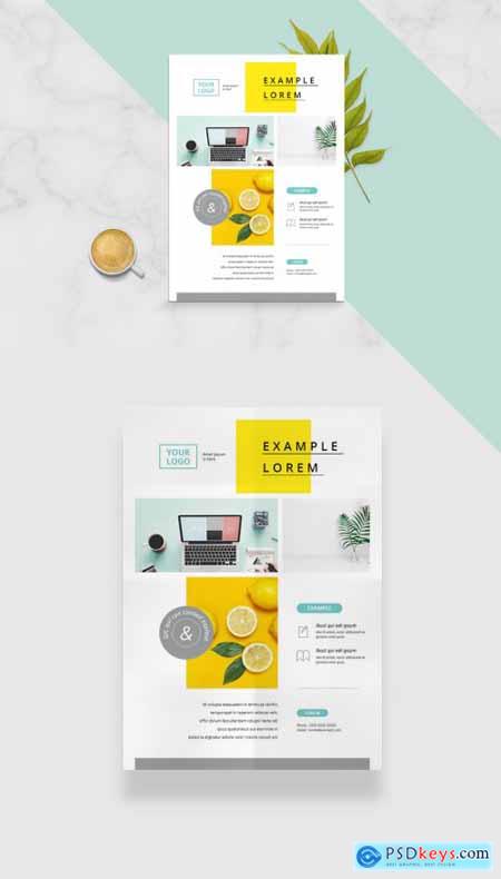 Corporate Business Flyer Layout 341015227