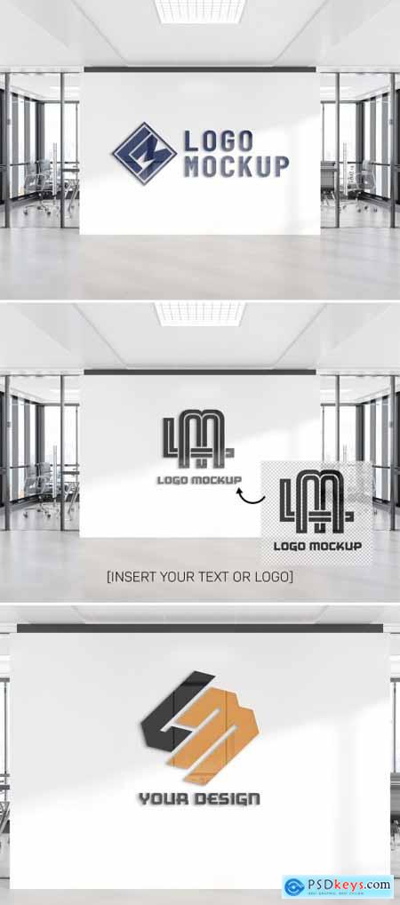 Download Logo On Office Wall Mockup 341751856 Free Download Photoshop Vector Stock Image Via Torrent Zippyshare From Psdkeys Com