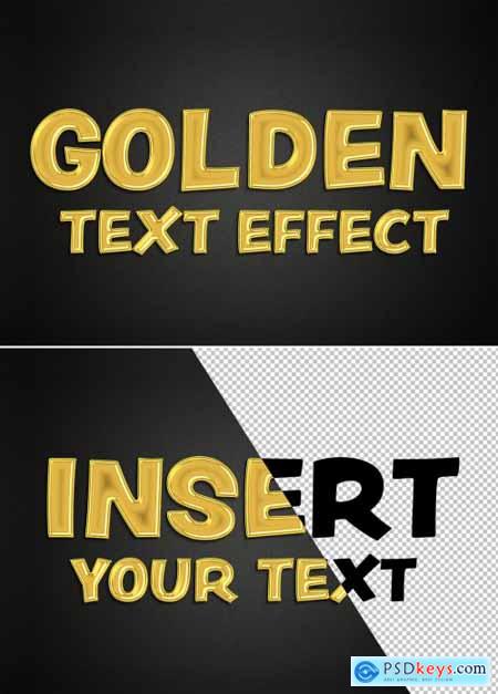 Gold Style Text Effect Mockup 341751153