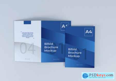 Simple bifold brochure template