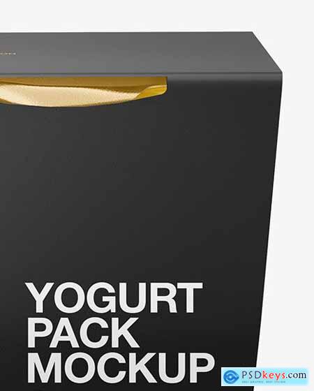 Yogurt 4 Pack Mockup 58887