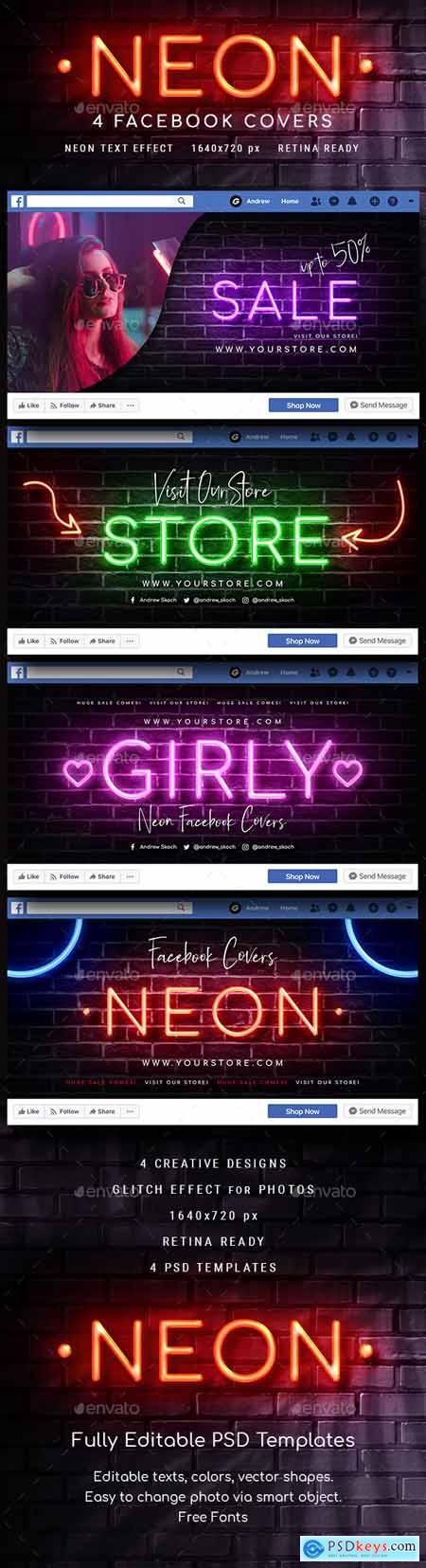 Neon Facebook Covers 26405900