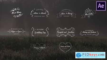 Wedding Titles After Effects 26464526