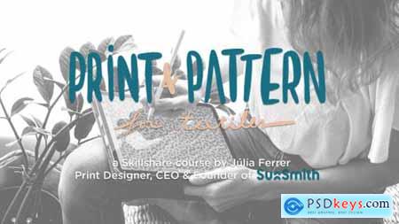Print & Pattern Design for Textiles from Repeat to Colour Separation with Sunsmith