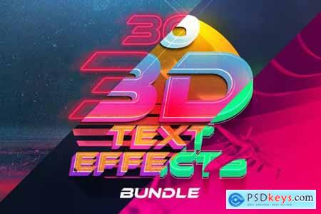 3D Text Effects Bundle Vol.4 4854498