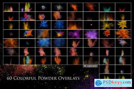 60 Colorful Powder Explosion Overlay 4718166