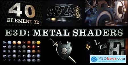 E3D Metal Shaders for Element 3D 4652664