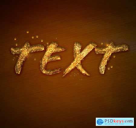 Glitter Texture Text Effect Mockup 342489755
