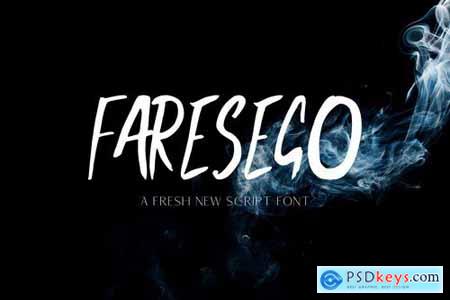 Faresego Script Typeface