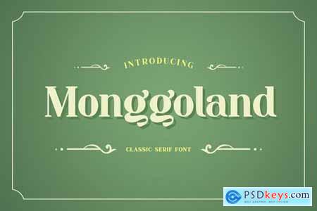 Monggoland Elegant Serif Font