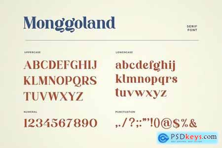 Monggoland Elegant Serif Font