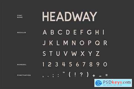 Headway Display Sans Serif Font