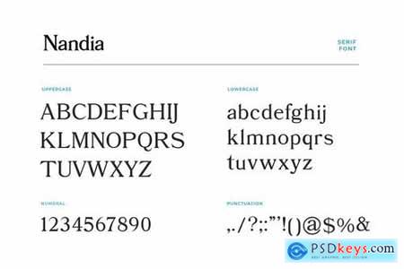 Nandi Modern Serif Font