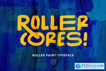 Roller Cores - Roller Paint Typeface