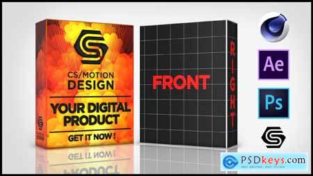 How to create a Product Box in After Effects and Element 3D using Cinema 4D and Photoshop