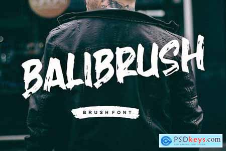 Balibrush - Rough Marker Font