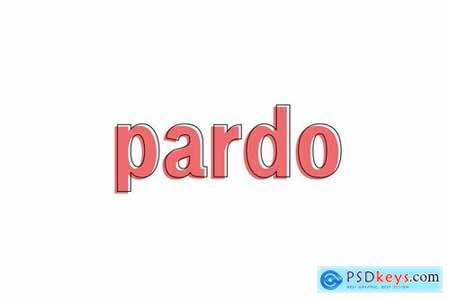 Pardo - Modern Type Family 4840311