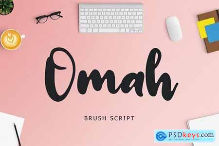 Omah Brush Script Font
