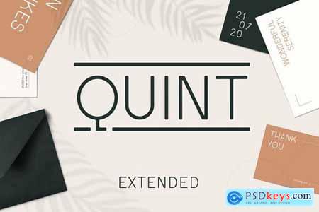 Quint Extended Font 4835653