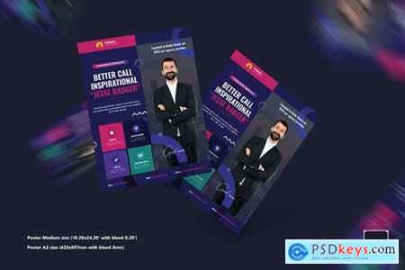 Business,Corporate Poster PSD Template