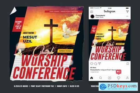 Church Conference Square Flyer & Instagram Post