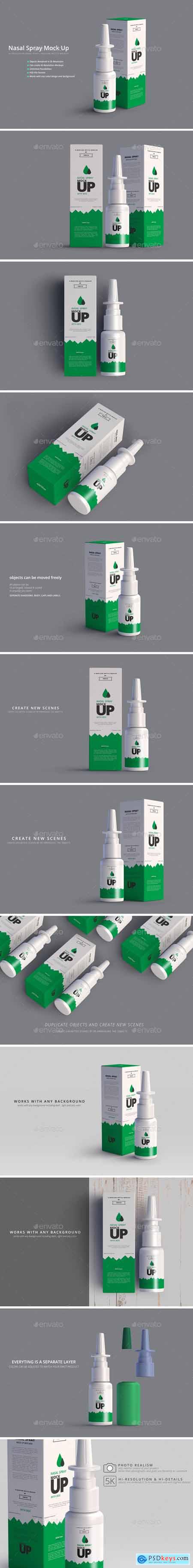 Nasal Spray - Mockup - Open 26501825