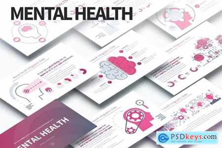 MENTAL HEALTH - PowerPoint Infographics Slides