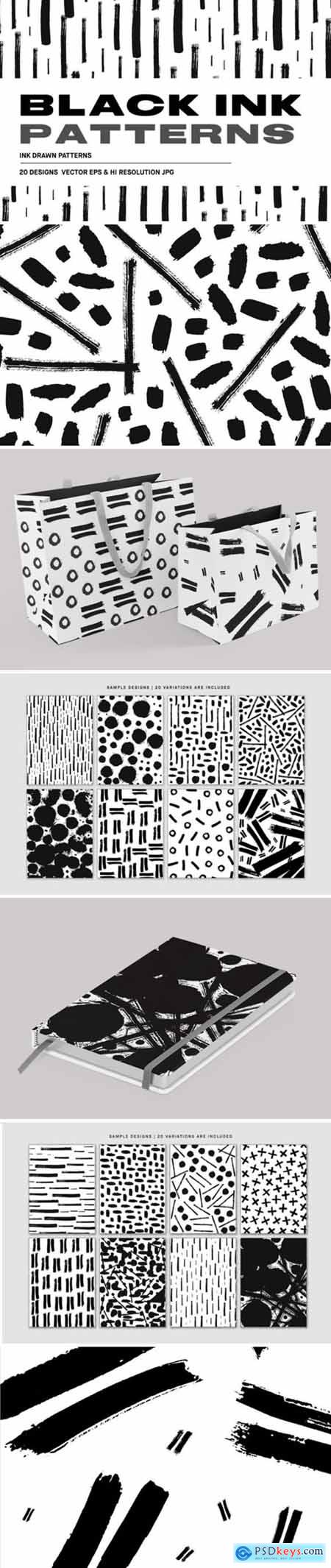 Black Ink - Abstract Paint Backgrounds 3955158
