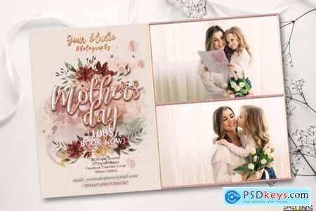 Mothers Day Digital Photoshop Template 3975782