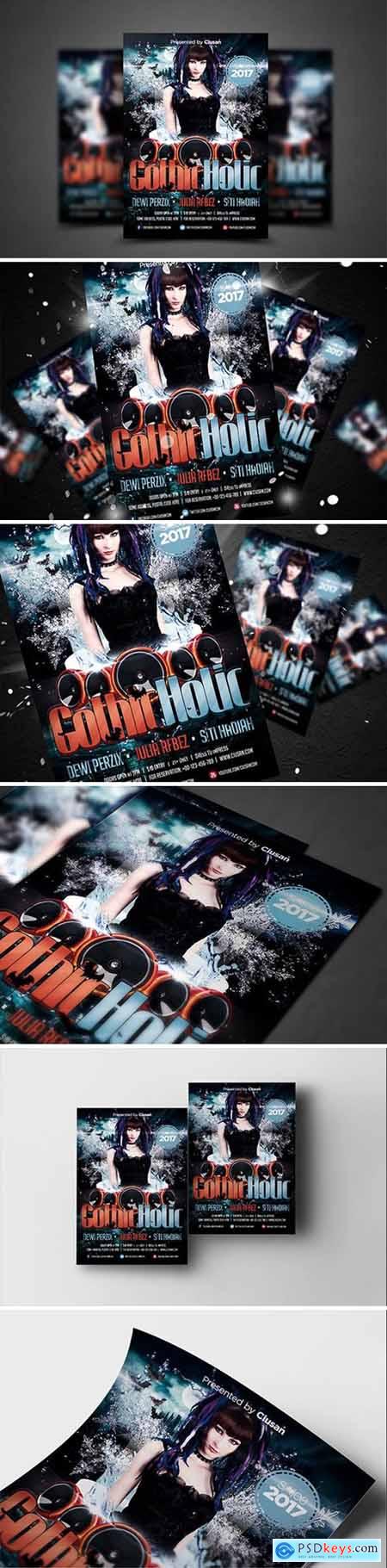 Gothic Holic Flyer Template 3940042