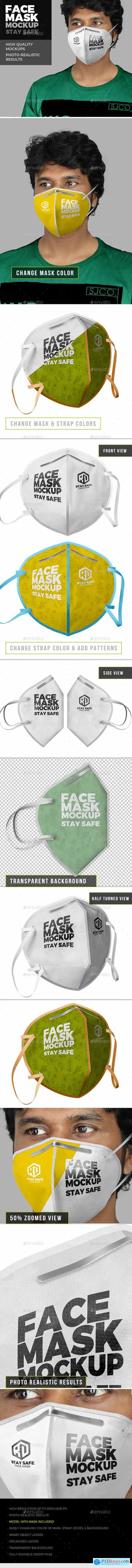 Face Mask Mockup 26422522