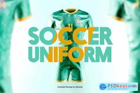 Soccer Uniform Animated Mockup 4867412