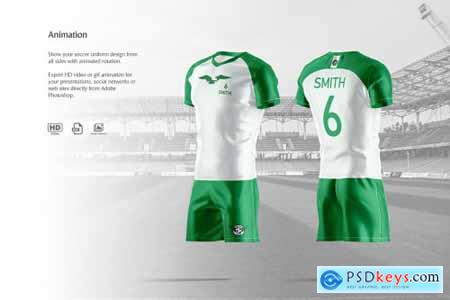 Soccer Uniform Animated Mockup 4867412