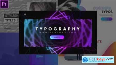 Stylish Typography Pack-Premiere Pro 26534536