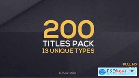 200 Titles Collection Premiere Pro V6.1 24651785