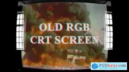Old RGB CRT Screen 25695260