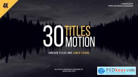 30 Motion Titles FCPX or Motion 23651312