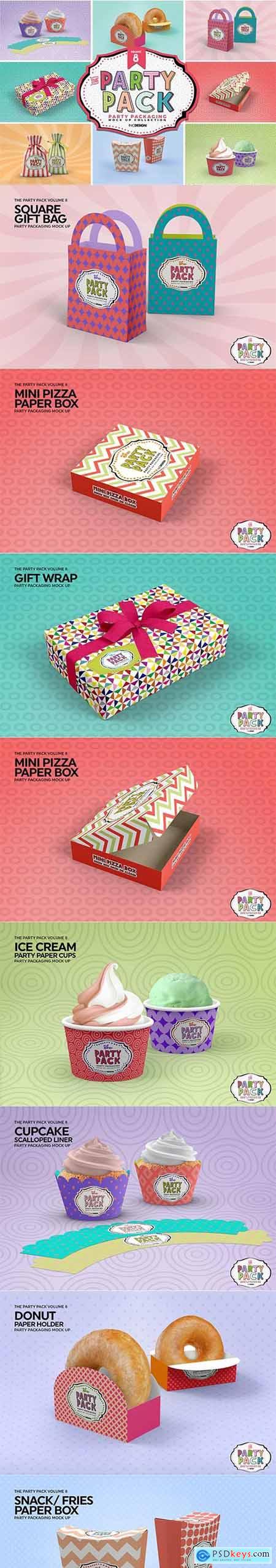 Party Packaging Mockups Vol8