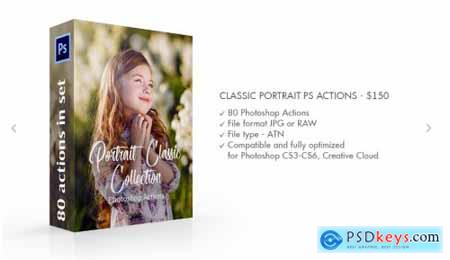 Classic Portrait Photoshop Actions 3545232
