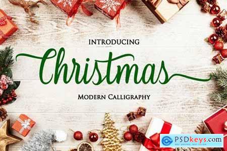 Christmas - Modern Calligraphy Font