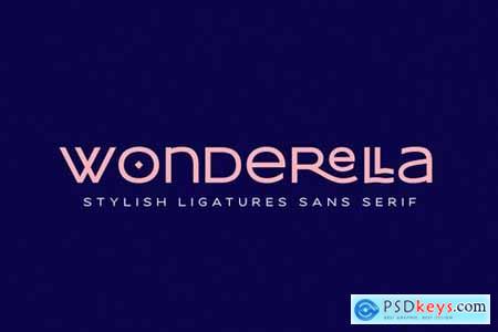 Wonderella - Stylish Ligatures Sans