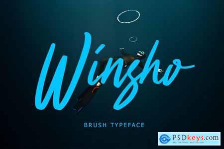 Winsho Brush Typeface