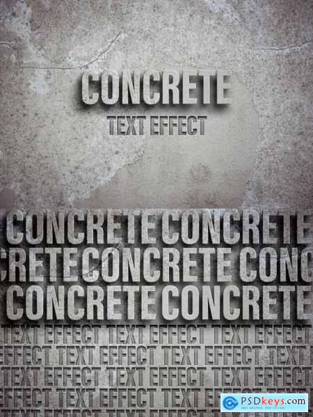 Concrete Text Effect Mockup 344578218