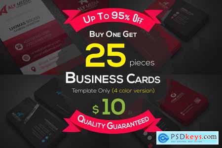 25 Business Cards Bundle 4606365