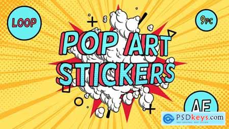 Pop-Art Sale Stickers 26457504
